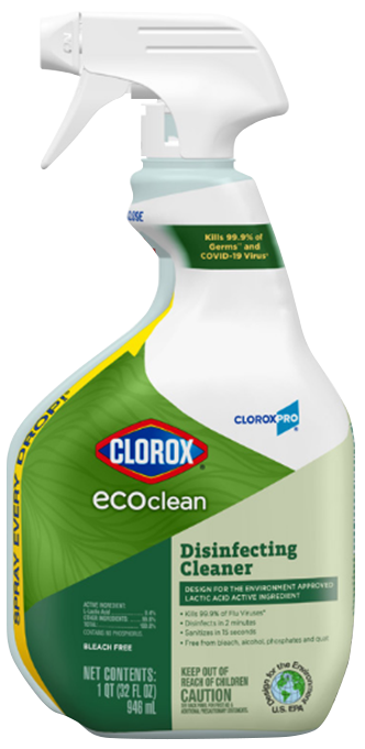 Clorox disinfectant cleaner spray