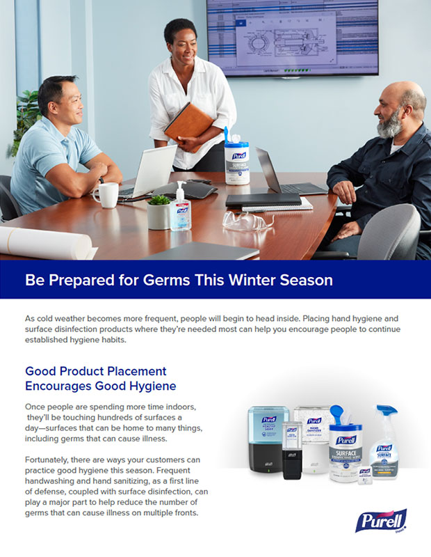 Cover of the PDF Be Prepared for Germs
