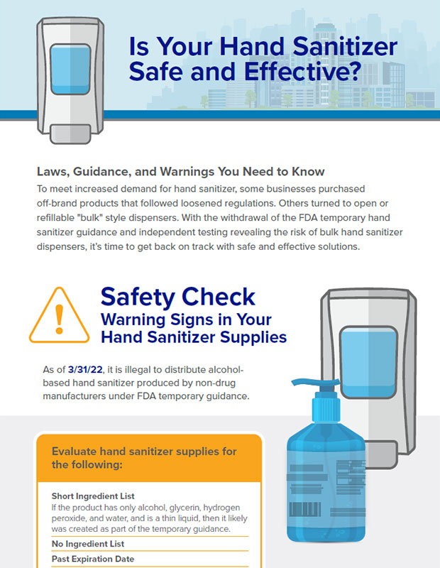 Cover of the PDF Is Your Hand Sanitizer Safe and Effective